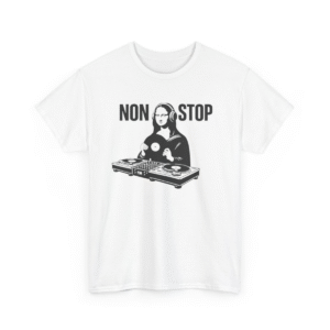 Funny DJ Shirt mn Lisa Non Stop T-Shirt