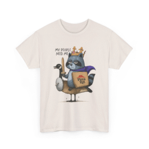 Funny Raccoon Shirt My People Need Me T-Shirt