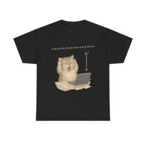 Funny Meme Cat Shirt Screaming Cat Aaaaaa T-Shirt